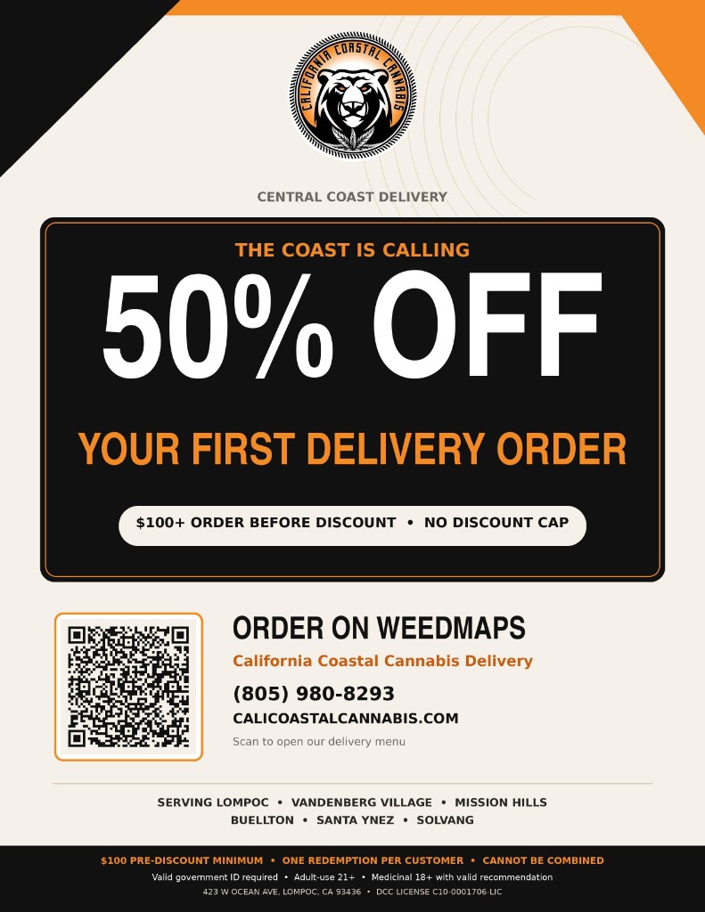 50% off your first delivery order